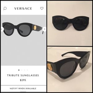 💯 Versace Tribute Sunglasses in black